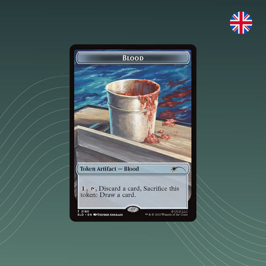 MTG - Blood Token - Secret Lair x Jaws: Terror of Amity Island - Englisch