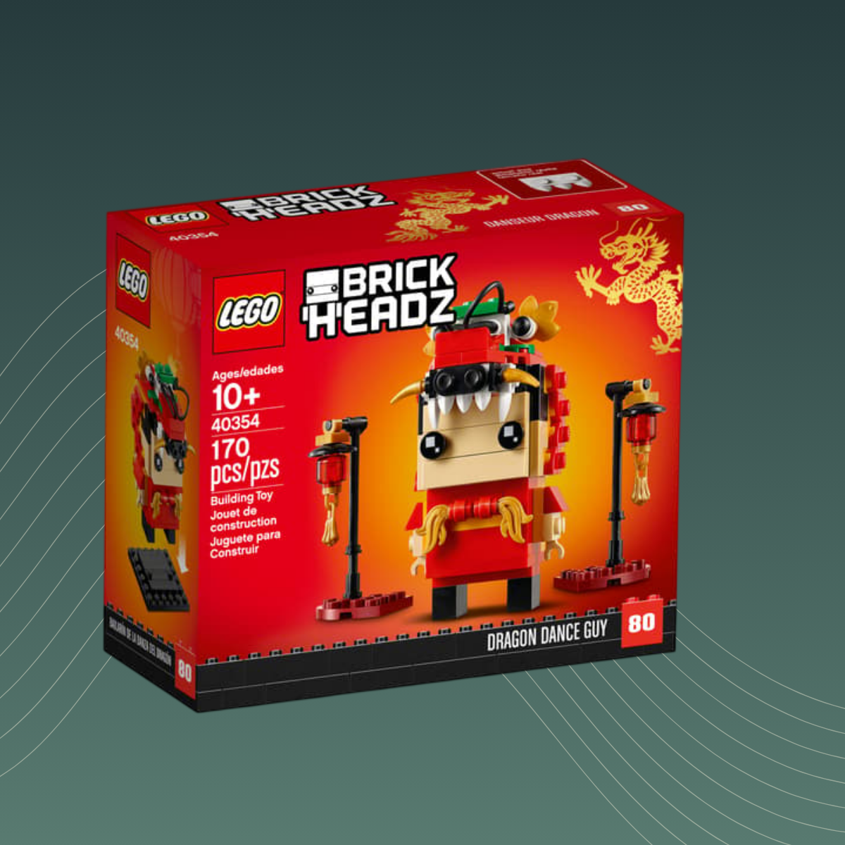 LEGO 40354 - Drachentanz-Mann - BRICK HEADZ - EOL Set
