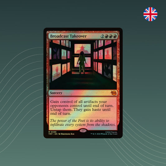 MTG - Broadcast Takeover - #0086 - Teenage Mutant Ninja Turtles - Foil - Englisch