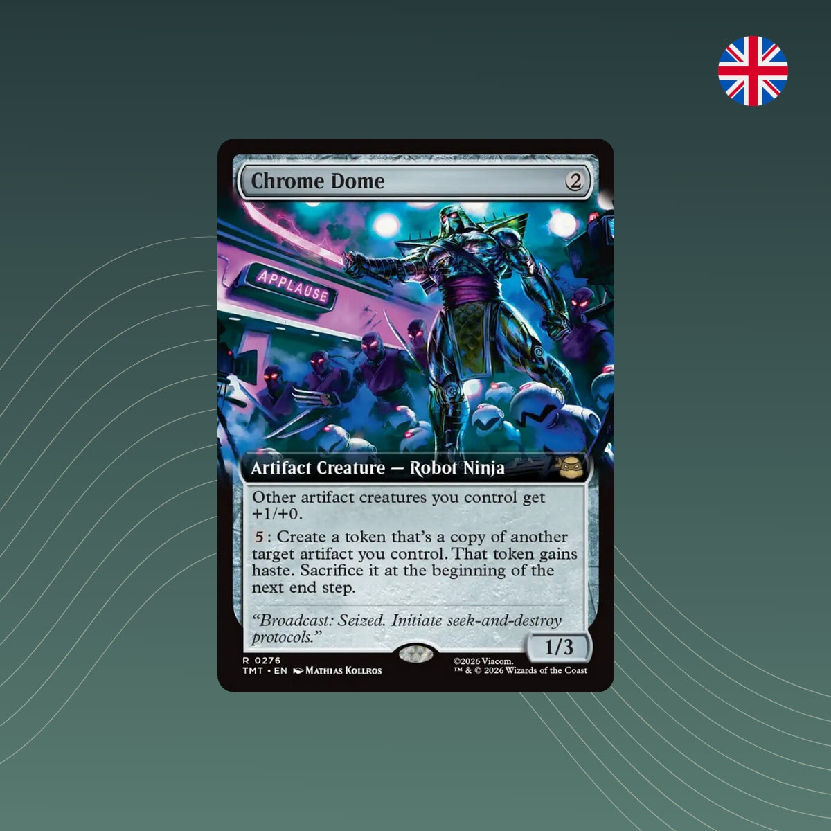 MTG - Chrome Dome - #0276 - Teenage Mutant Ninja Turtles: Extras - Extended Art - Englisch