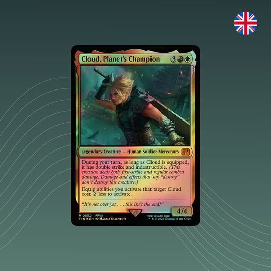 MTG - Cloud, Planet's Champion - Final Fantasy - Foil - Englisch