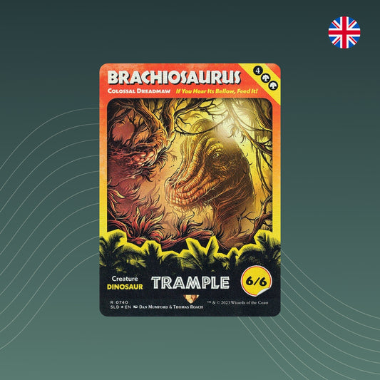 MTG - Colossal Dreadmaw / Brachiosaurus - Secret Lair x Jurassic Park - Englisch