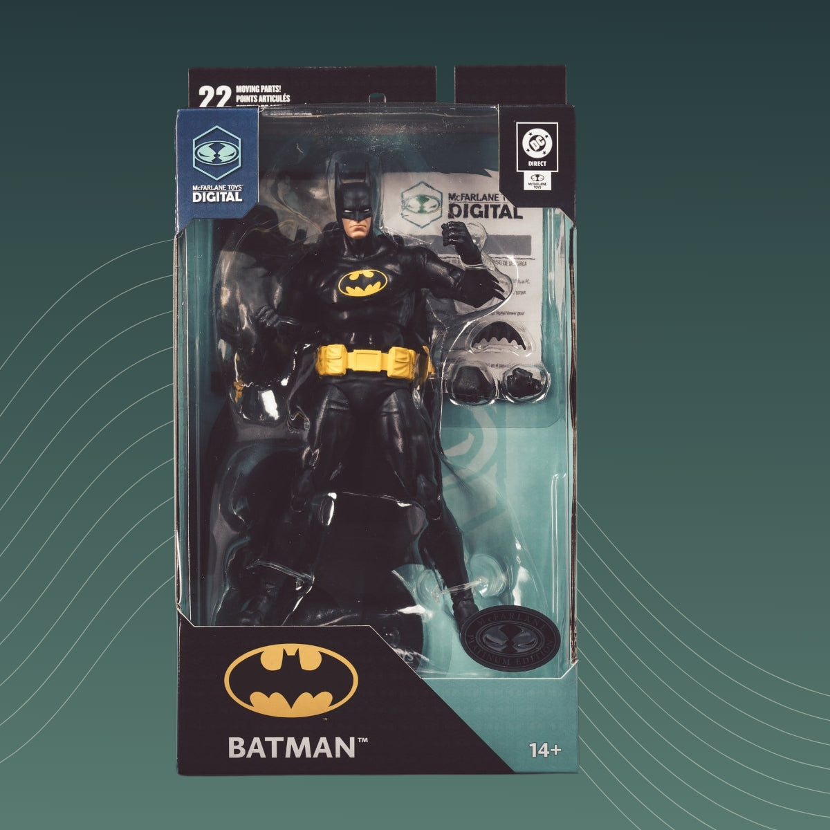 DC Direct McFarlane Toys Digital Actionfigur Batman (No Man's Land) (Chase) 18 cm