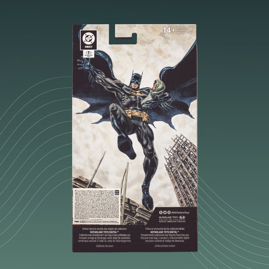 DC Direct McFarlane Toys Digital Actionfigur Batman (No Man's Land) (Chase) 18 cm - back