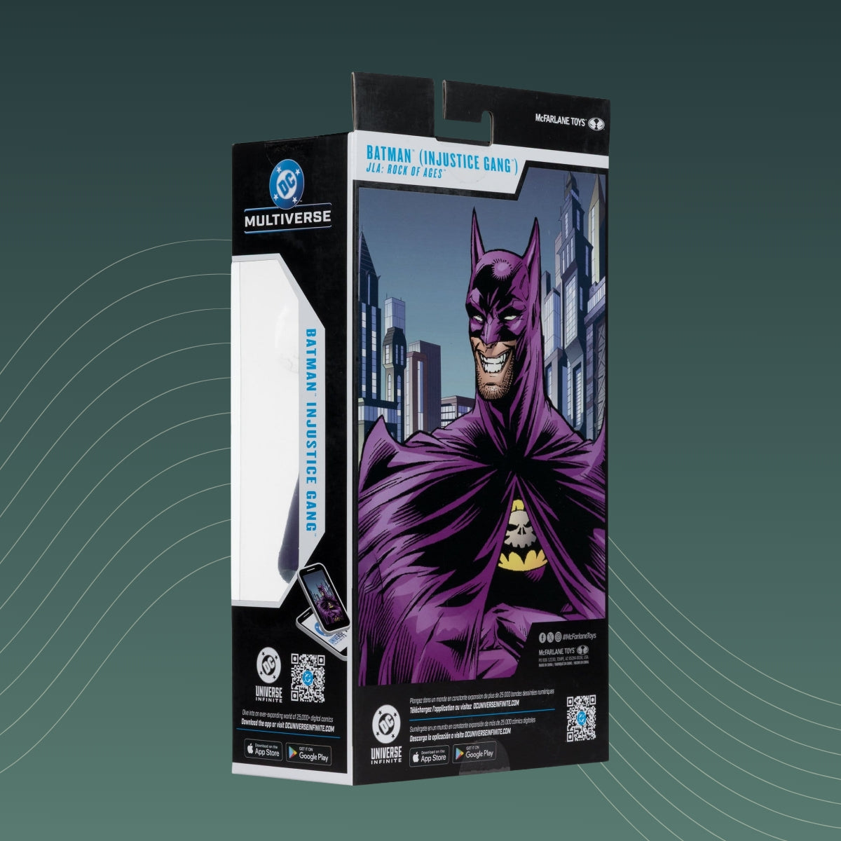 DC Multiverse Actionfigur Batman (Injustice Gang) (JLA: Rock of Ages) (Red Platinum Edtion) 18 cm_package_back