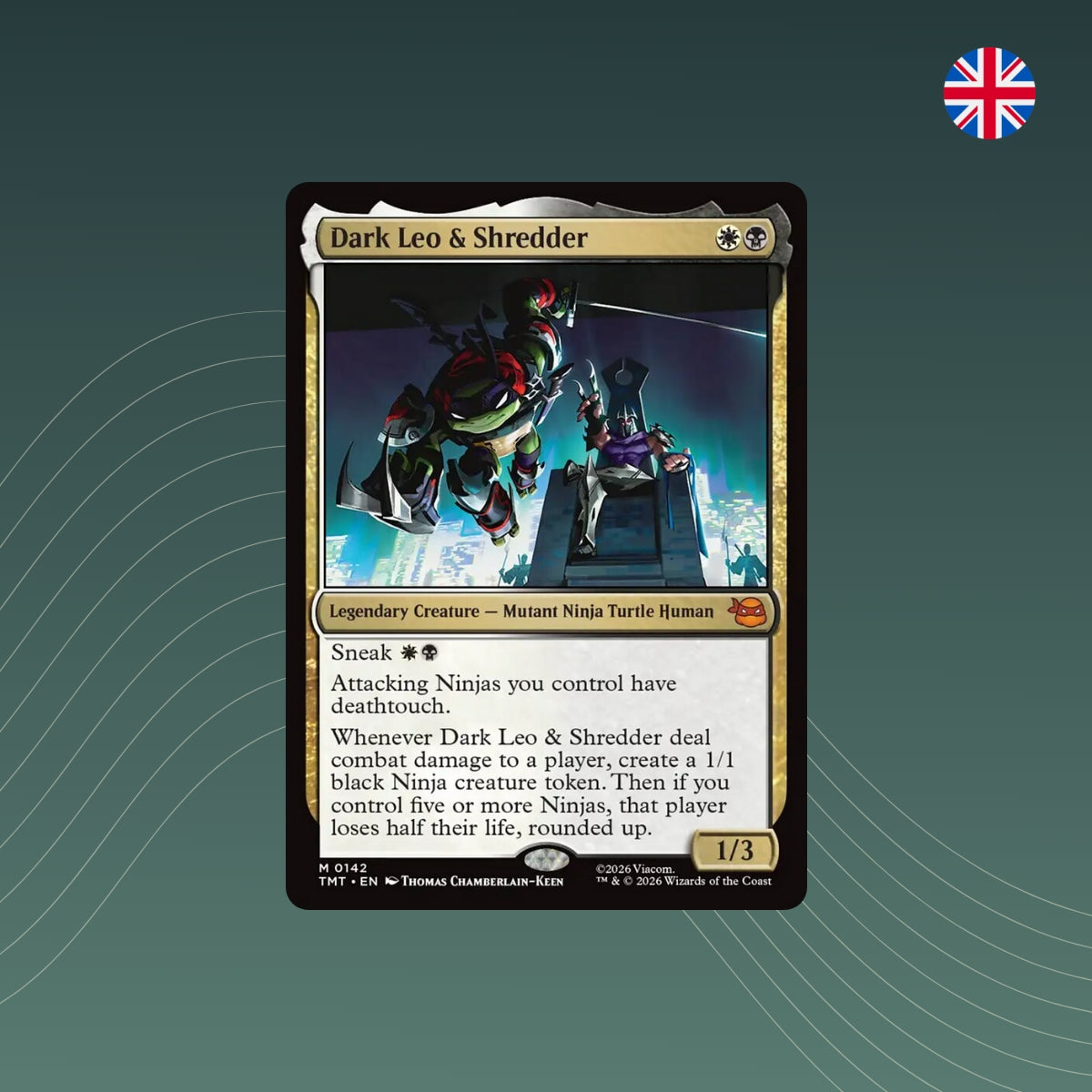 MTG - Dark Leo & Shredder - #0142 - Teenage Mutant Ninja Turtles - Englisch