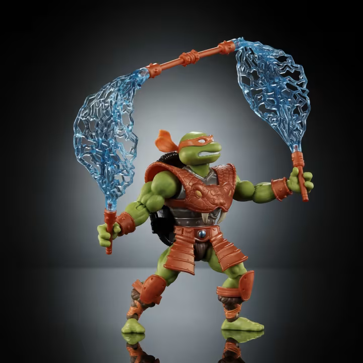 MOTU x TMNT Turtles of Grayskull - Actionfigur Michelangelo 14 cm - Mattel - Example