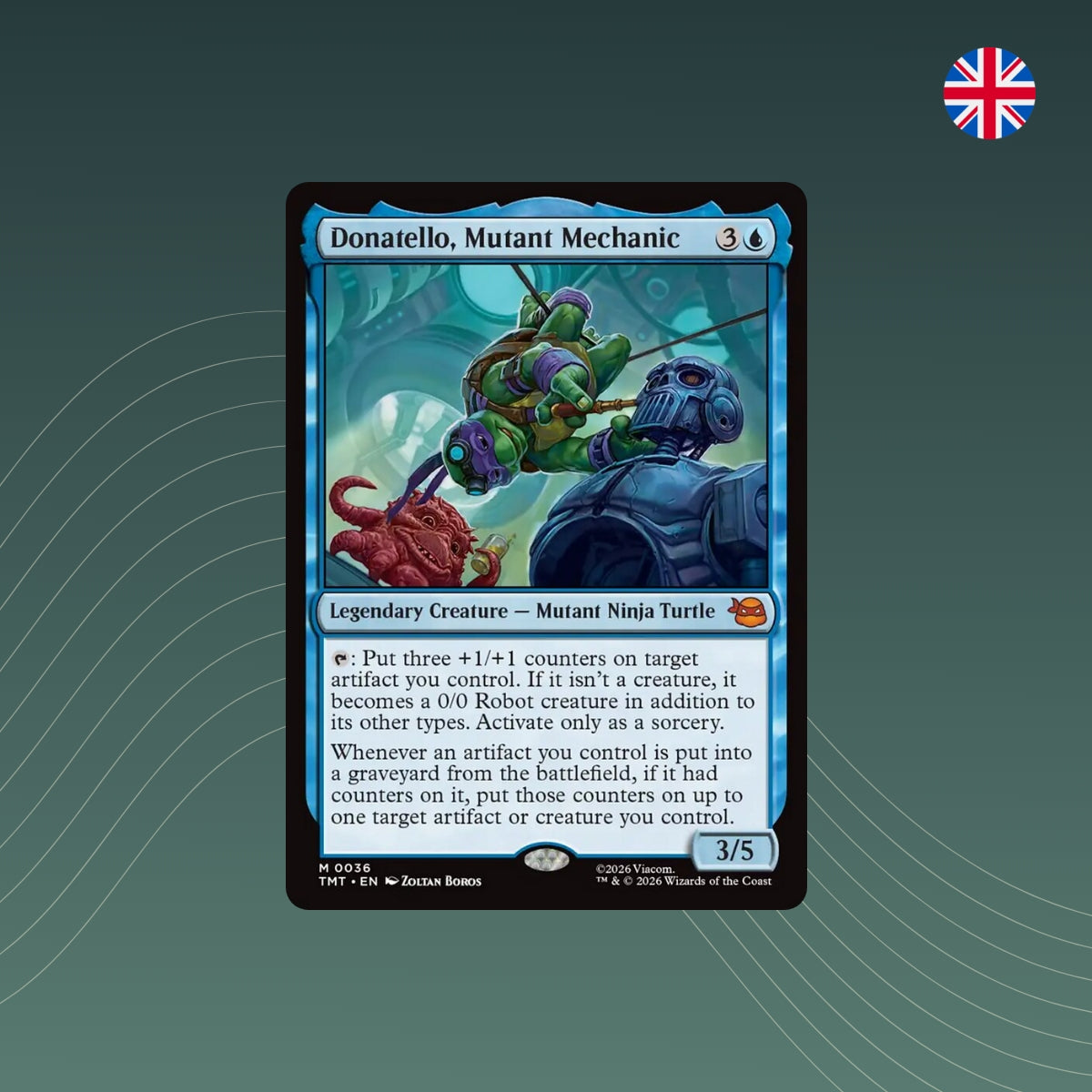 MTG - Donatello, Mutant Mechanic - #0036 - Teenage Mutant Ninja Turtles - Englisch