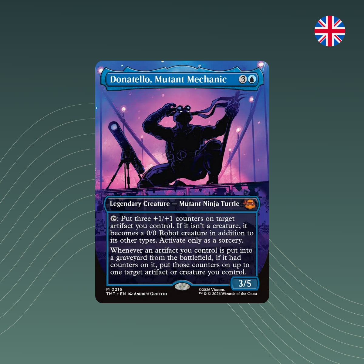 MTG - Donatello, Mutant Mechanic - #0216 - Teenage Mutant Ninja Turtles - Showcase - Englisch