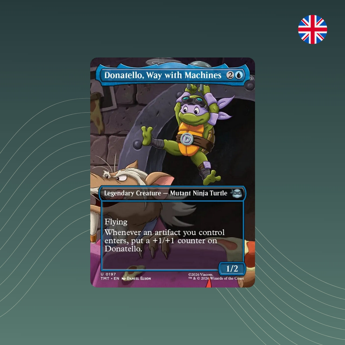 MTG - Donatello, Way with Machines - #0197 - Teenage Mutant Ninja Turtles - Showcase - Englisch