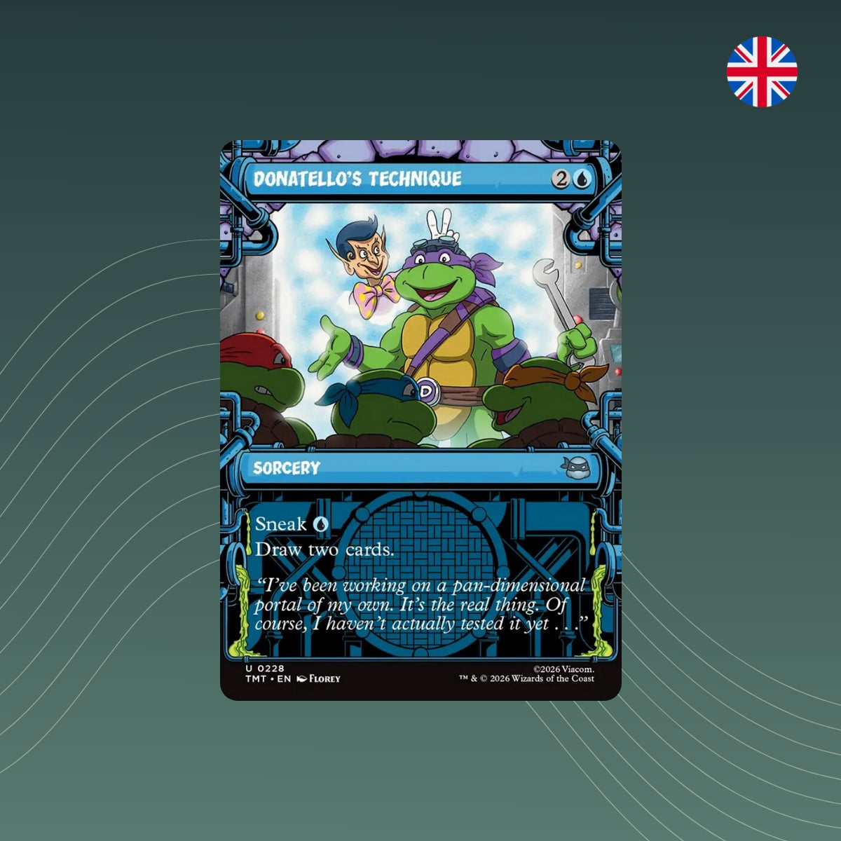 MTG - Donatello's Technique - #0228 - Teenage Mutant Ninja Turtles - Showcase - Englisch