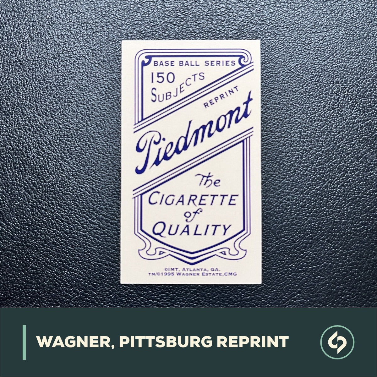 Honus Wagner - Pittsburg - Piedmont #150 - Zigarettenkarte - NM - Reprint - Baseball - example card back