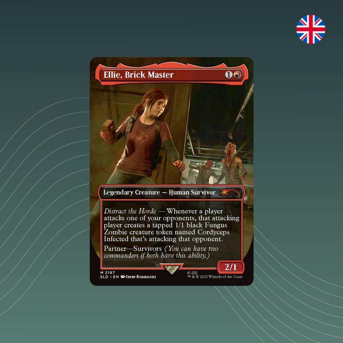 MTG - Ellie, Brick Master - Secret Lair x Last of Us - Englisch