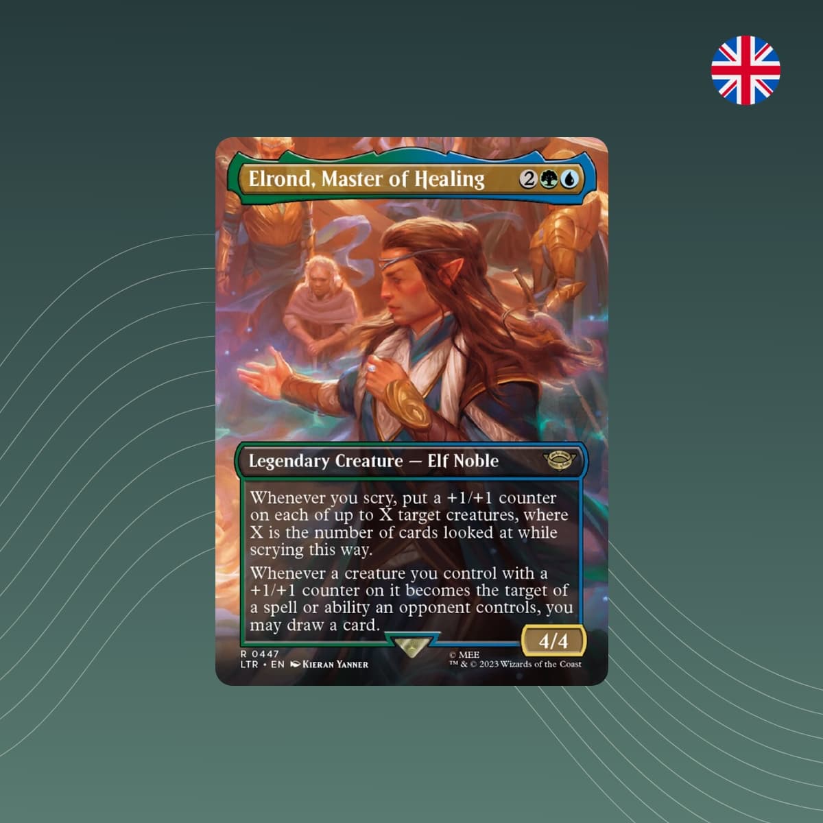 MTG - Elrond, Master of Healing V.2 - Lord of the Rings - Showcase - Englisch - spectraltrading