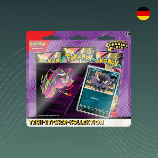 Pokémon - Erhabene Helden - Nebulak Tech Sticker Kollektion - Deutsch