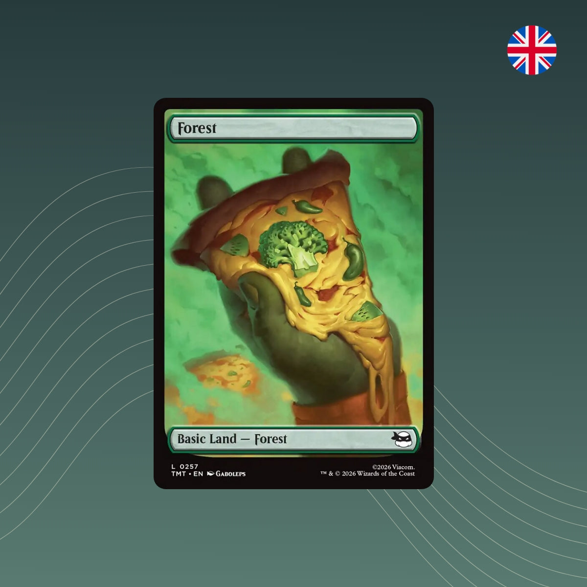 MTG - Forest V.1 - #0257 - Teenage Mutant Ninja Turtles: Extras - Showcase - Englisch