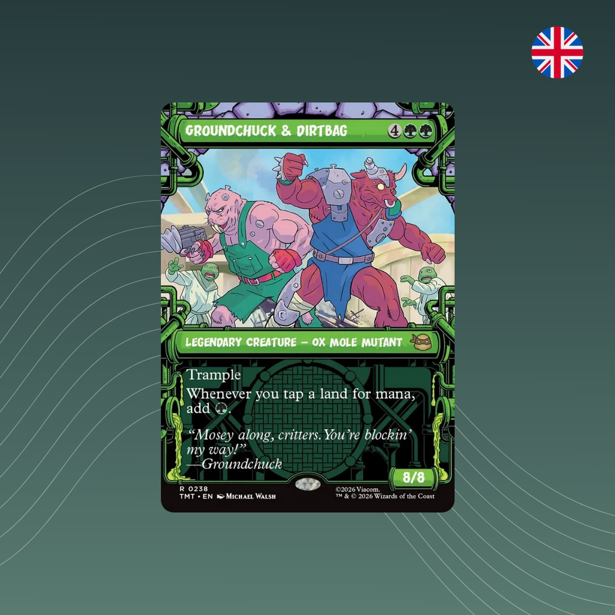 MTG - Groundchuck & Dirtbag - #0238 - Teenage Mutant Ninja Turtles - Showcase - Englisch