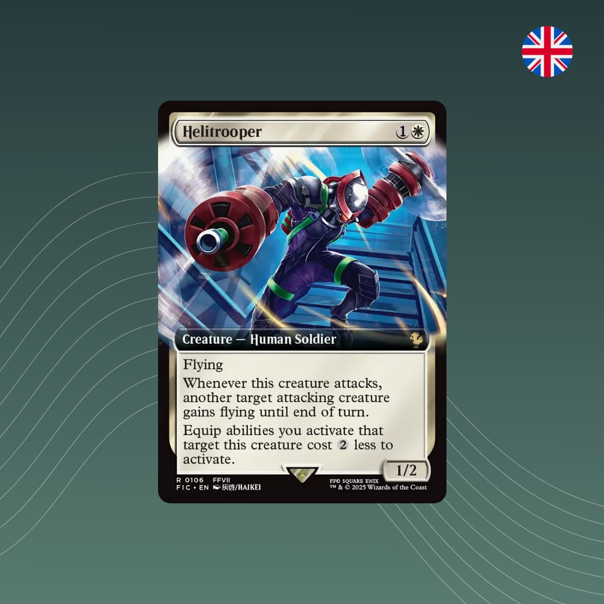 MTG - Helitrooper - Final Fantasy - Extended Art - Englisch