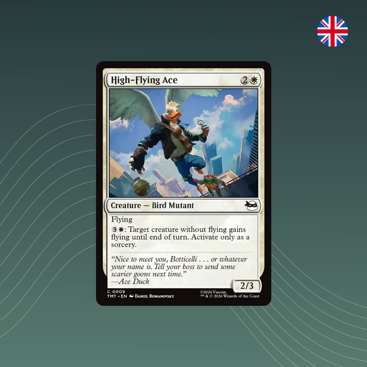 MTG - High-Flying Ace - #0009 - Teenage Mutant Ninja Turtles - Englisch