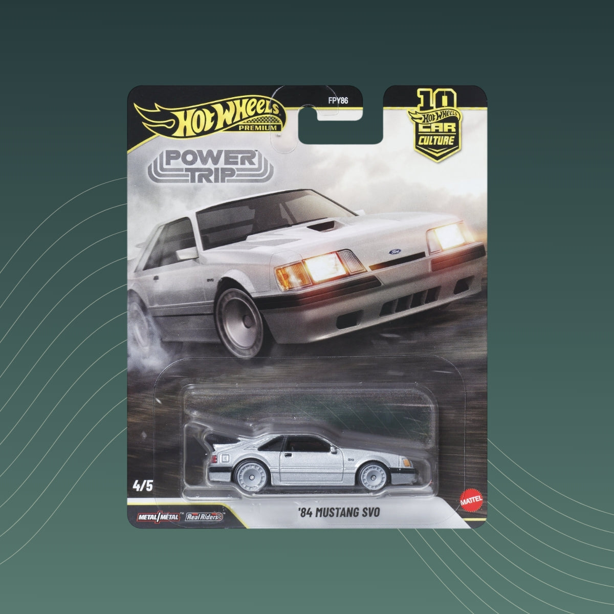 Hot Wheels - Premium - Car Culture 2026 - Power Trip - ´84 Mustang SVO - 4/5