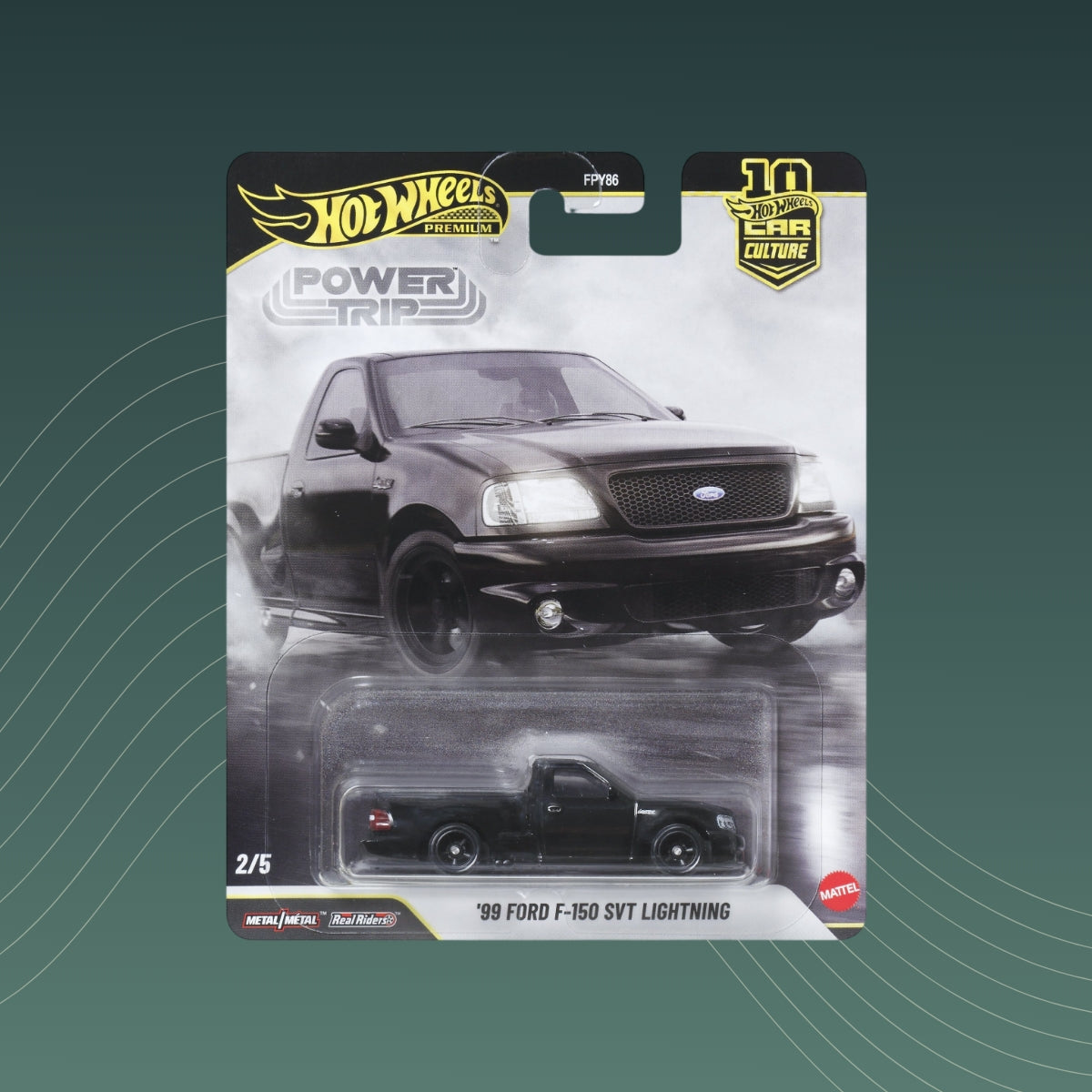 Hot Wheels - Premium - Car Culture 2026 - Power Trip - '99 Ford F-150 SVT Lightning - 2/5