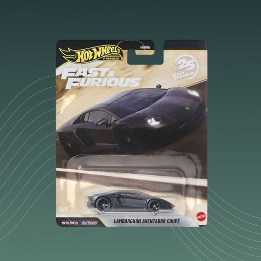 Hot Wheels - Premium - Fast & Furious 2026 - Lamborghini Aventador Coupe Grau- 5/5