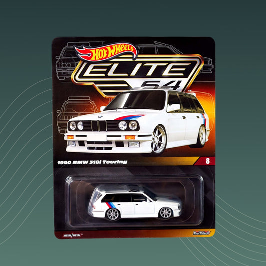 Hot Wheels Elite 64 1990 BMW 318i Touring - Exklusive Mattel Creations Car