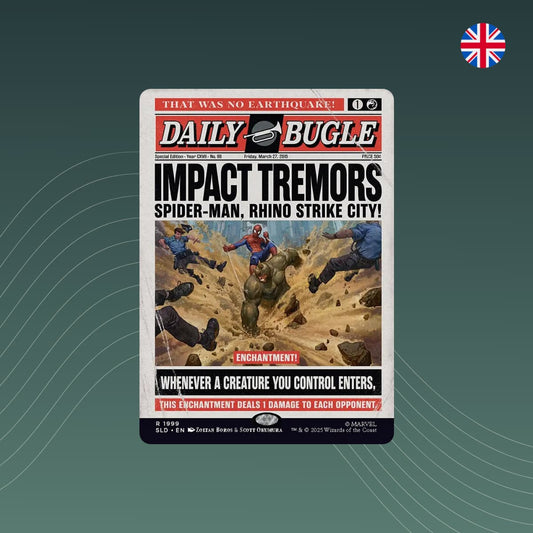 MTG - Impact Tremors - Secret Lair x MARVEL Daily Bugle - Showcase - Englisch