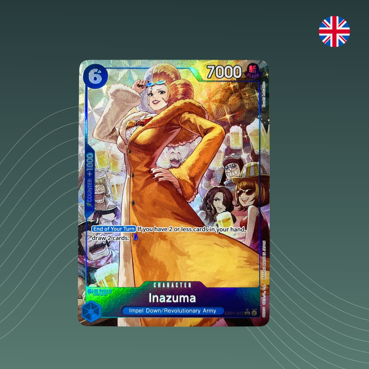 Inazuma (EB01-022) V.2 - AA - Alternate Art - EB01 - Memorial Collection - One Piece TCG - Englisch