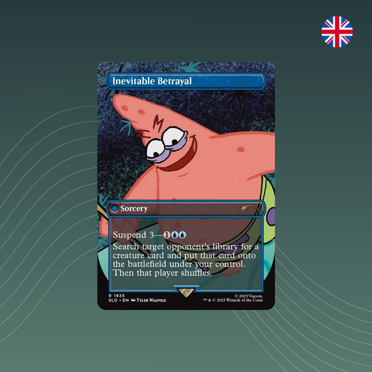 MTG -Inevitable Betrayal - #1935 - Secret Lair x SpongeBob - Englisch