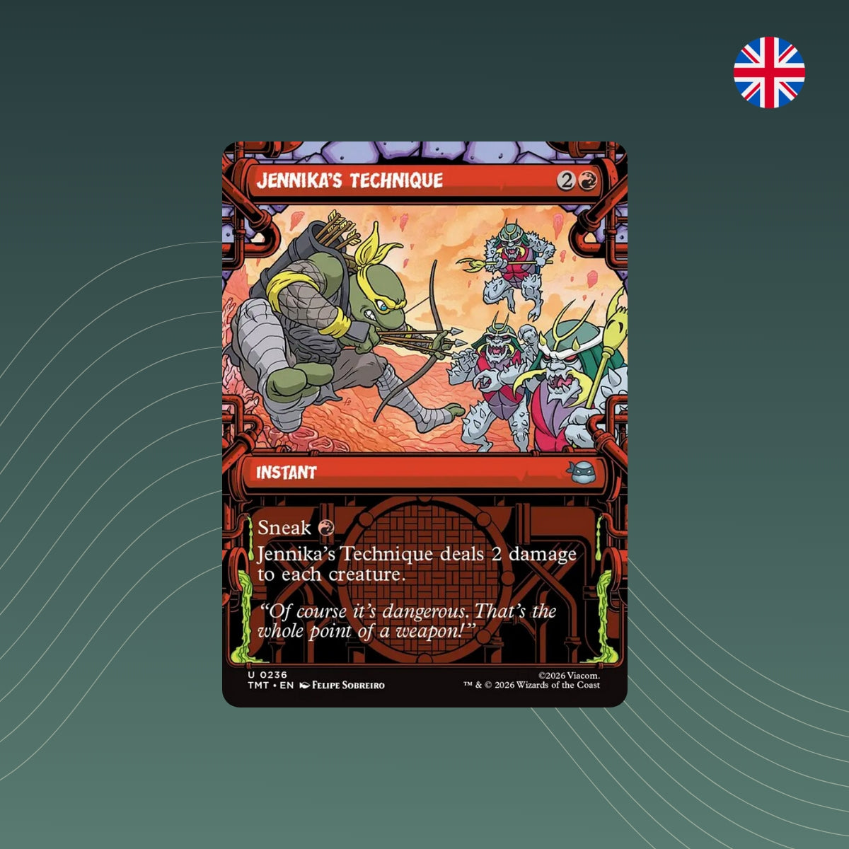 MTG - Jennika's Technique - #0236 - Teenage Mutant Ninja Turtles - Showcase - Englisch