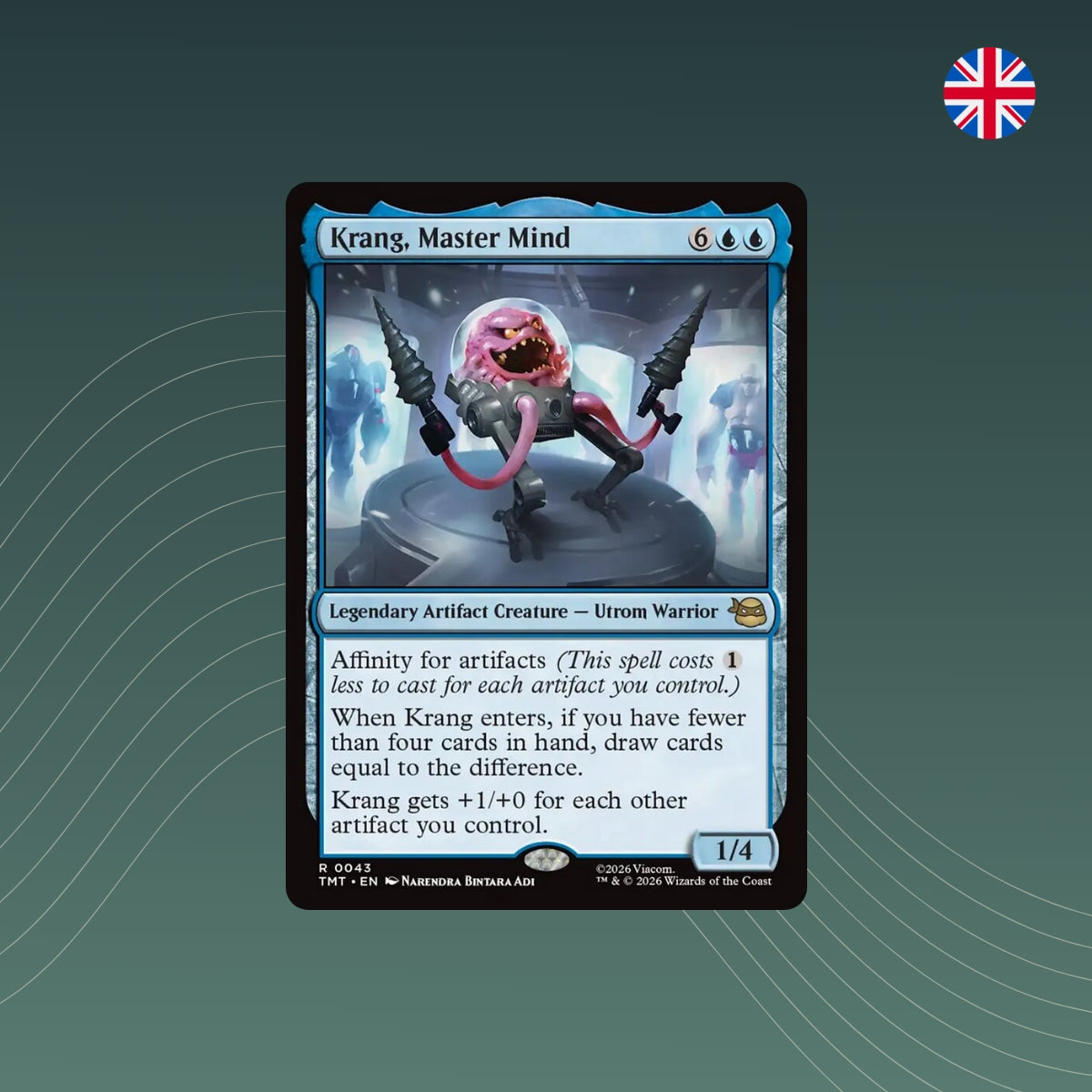 MTG - Krang, Master Mind - #0043 - Teenage Mutant Ninja Turtles - Englisch