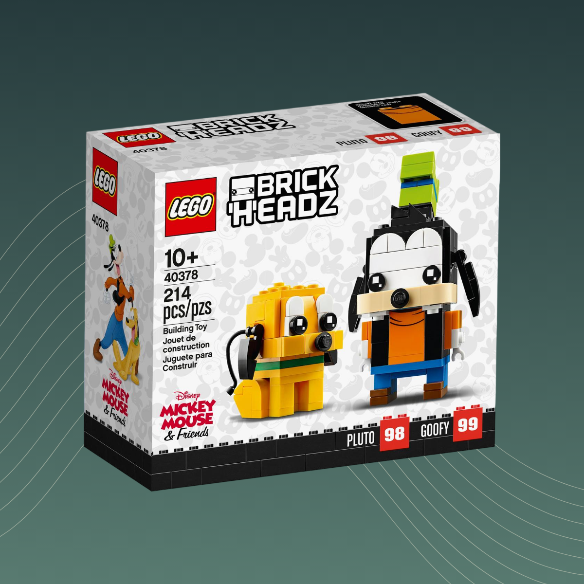 LEGO 40378 - Disney - Goofy & Pluto - BRICK HEADZ - EOL Set