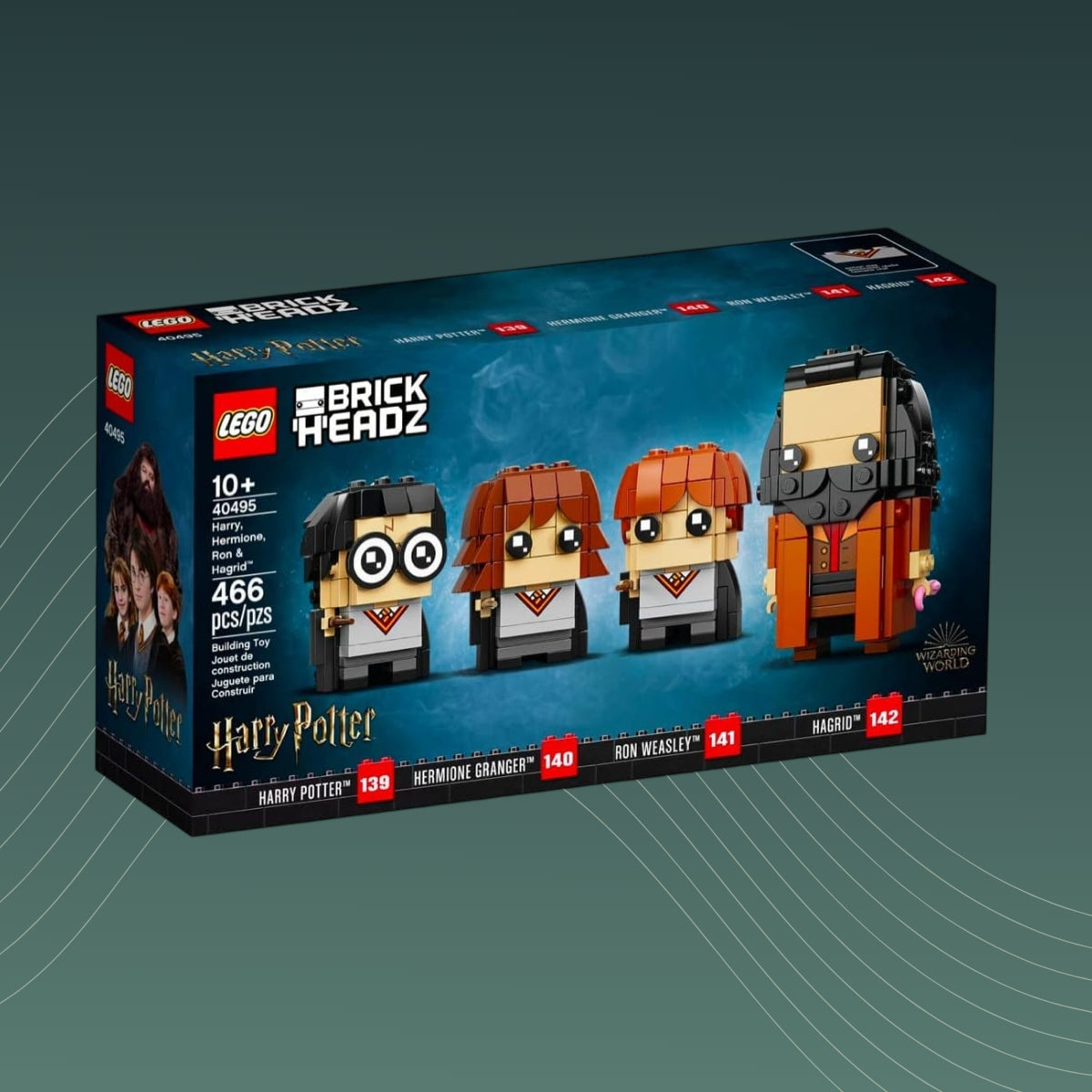 LEGO_40495_Harry Potter_BrickHeadz_Harry, Hermine, Ron & Hagrid_NEW