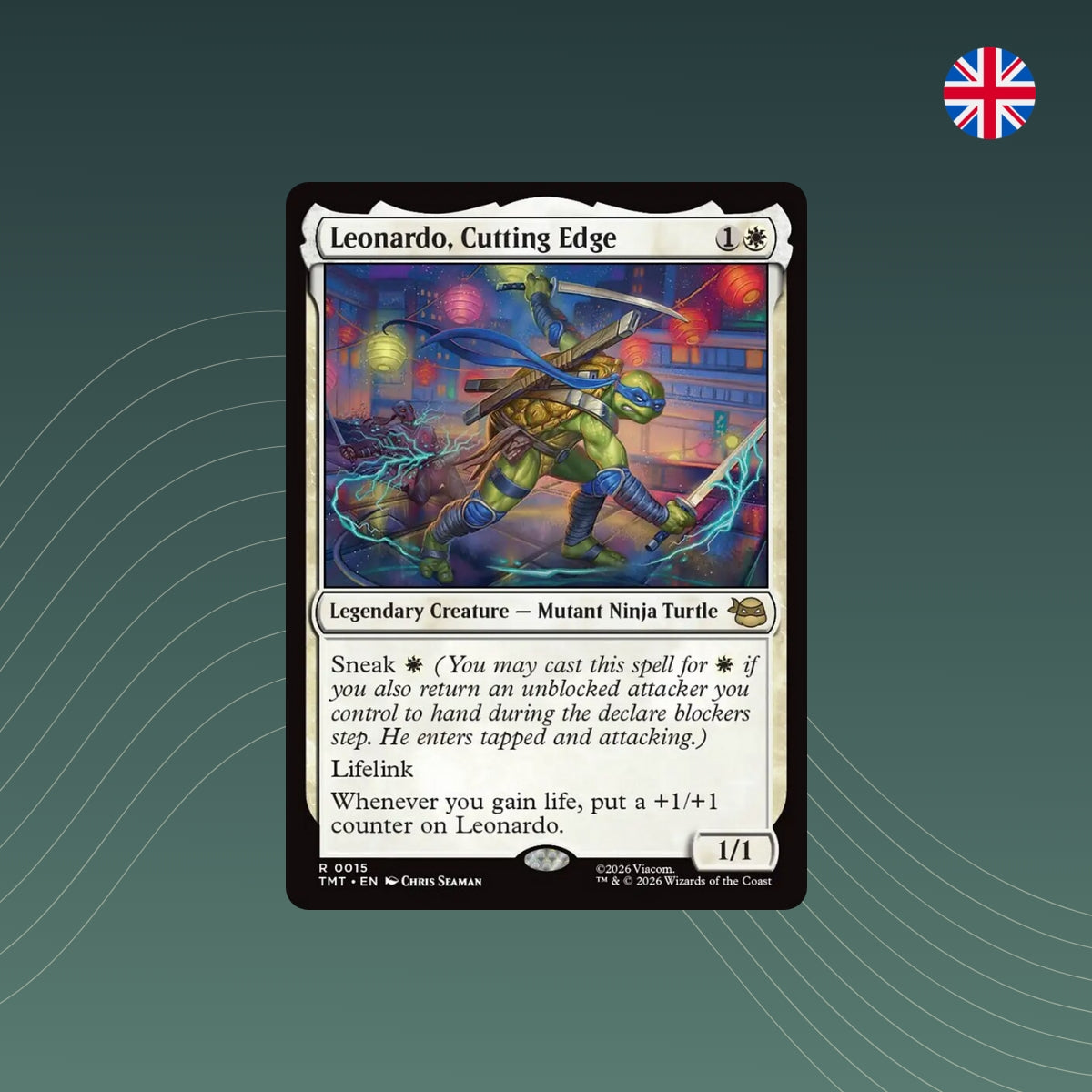 MTG - Leonardo, Cutting Edge - #0015 - Teenage Mutant Ninja Turtles - Englisch