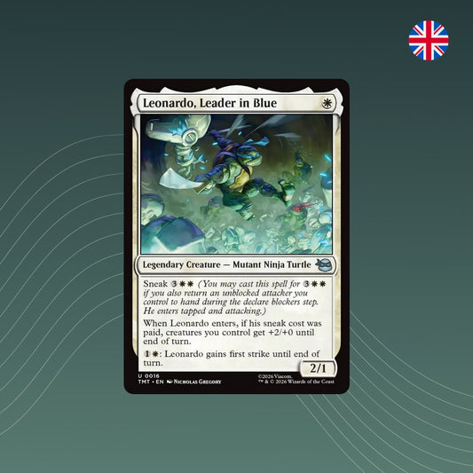 MTG - Leonardo, Leader in Blue - #0016 - Teenage Mutant Ninja Turtles - Englisch