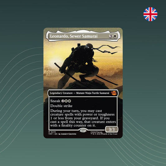 MTG - Leonardo, Sewer Samurai V.1 - #0215 - Teenage Mutant Ninja Turtles: Extras - Showcase - Englisch
