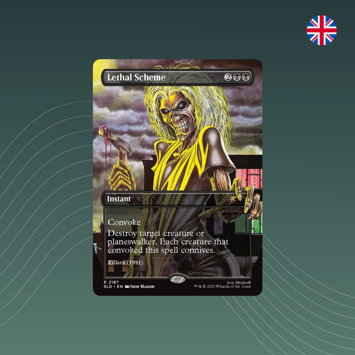 MTG - Lethal Scheme - Secret Lair x Iron Maiden Album Art - Showcase - Englisch