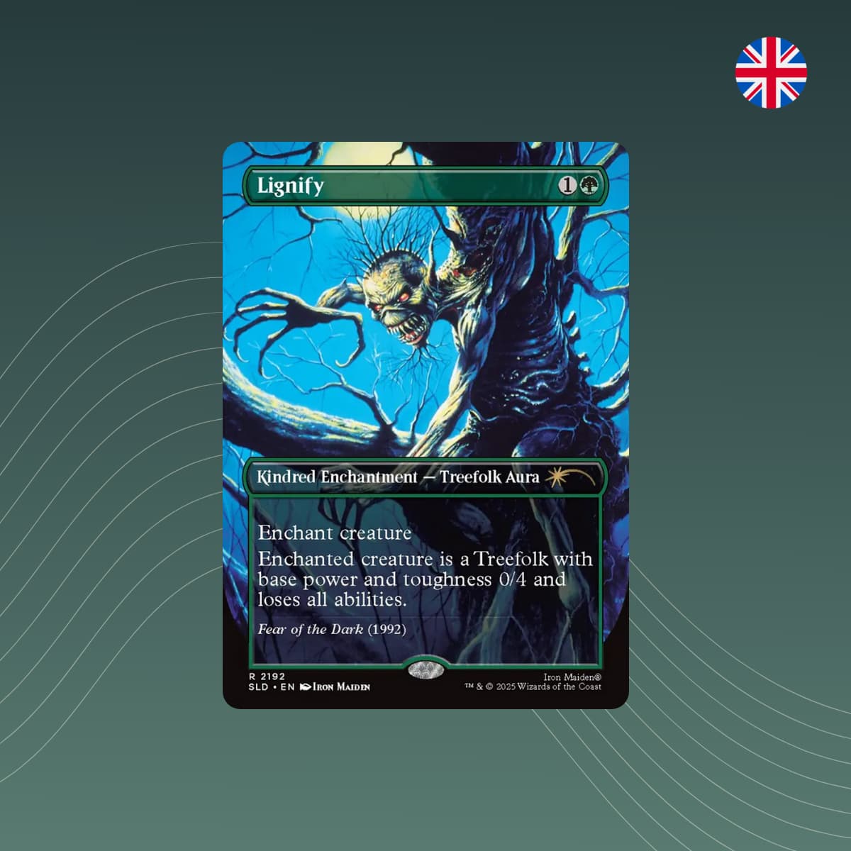 MTG - Lignify - Secret Lair x Iron Maiden Album Art - Showcase - Englisch