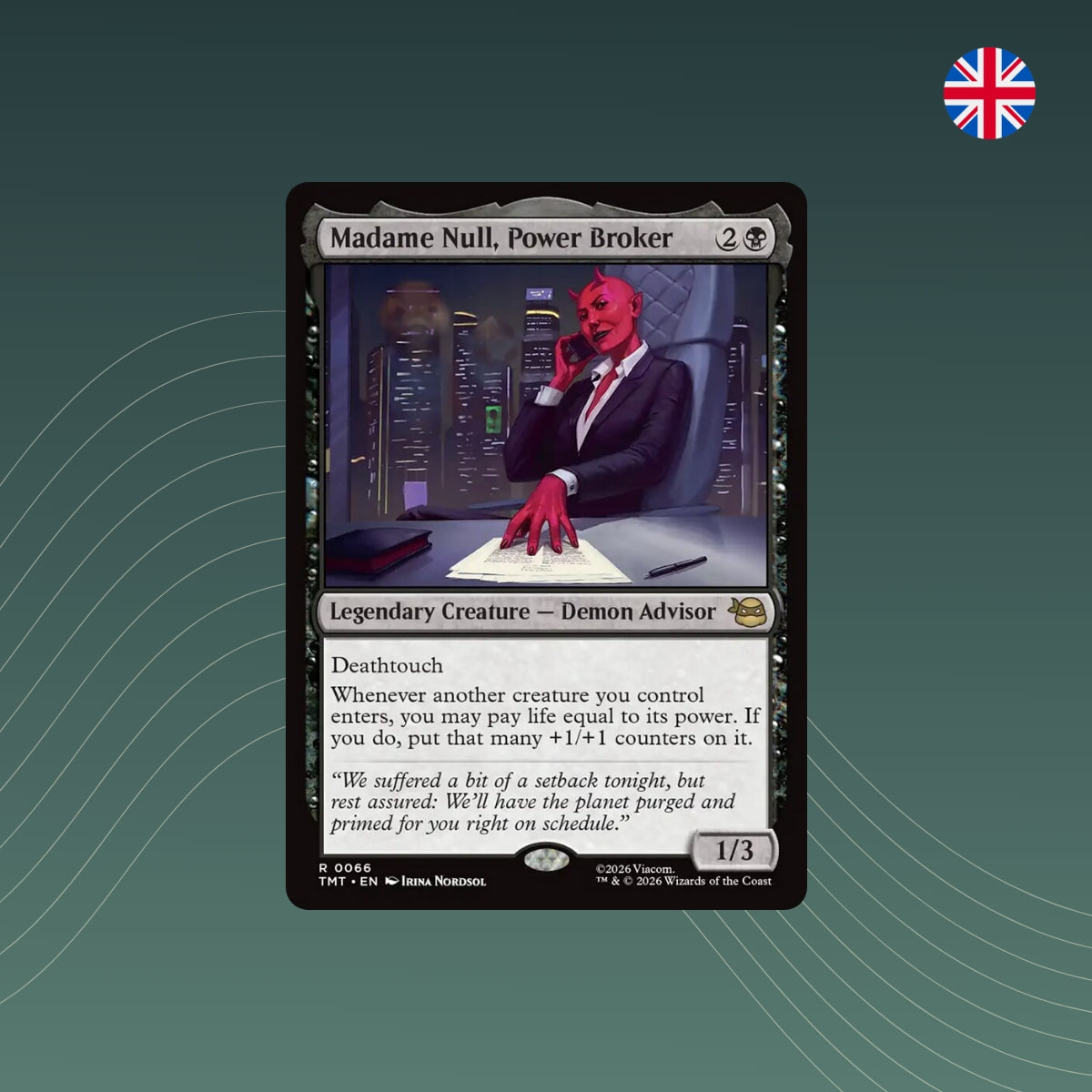 MTG - Madame Null, Power Broker - #0066 - Teenage Mutant Ninja Turtles - Englisch