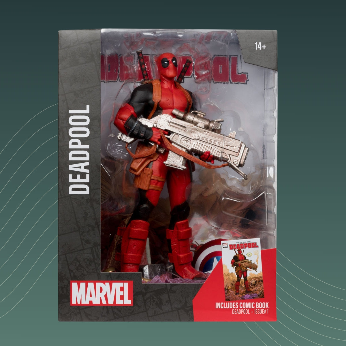 Marvel Collection - PVC Statue 1/6 Deadpool (Deadpool #1) 27 cm - McFarlane