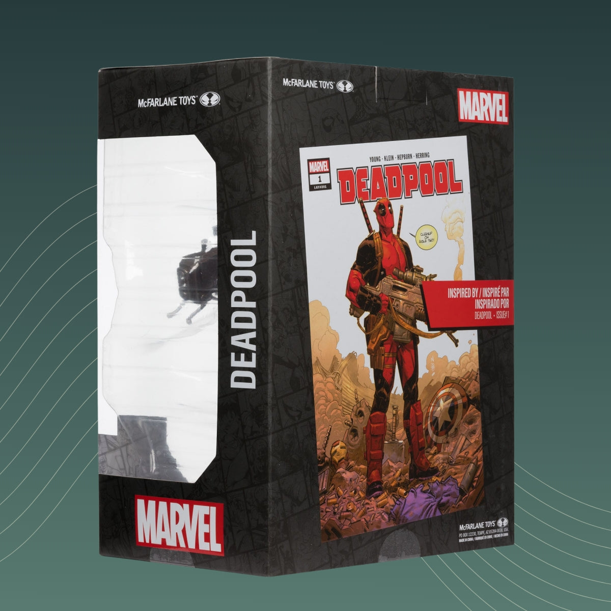 Marvel Collection - PVC Statue 1/6 Deadpool (Deadpool #1) 27 cm - McFarlane - OVP back