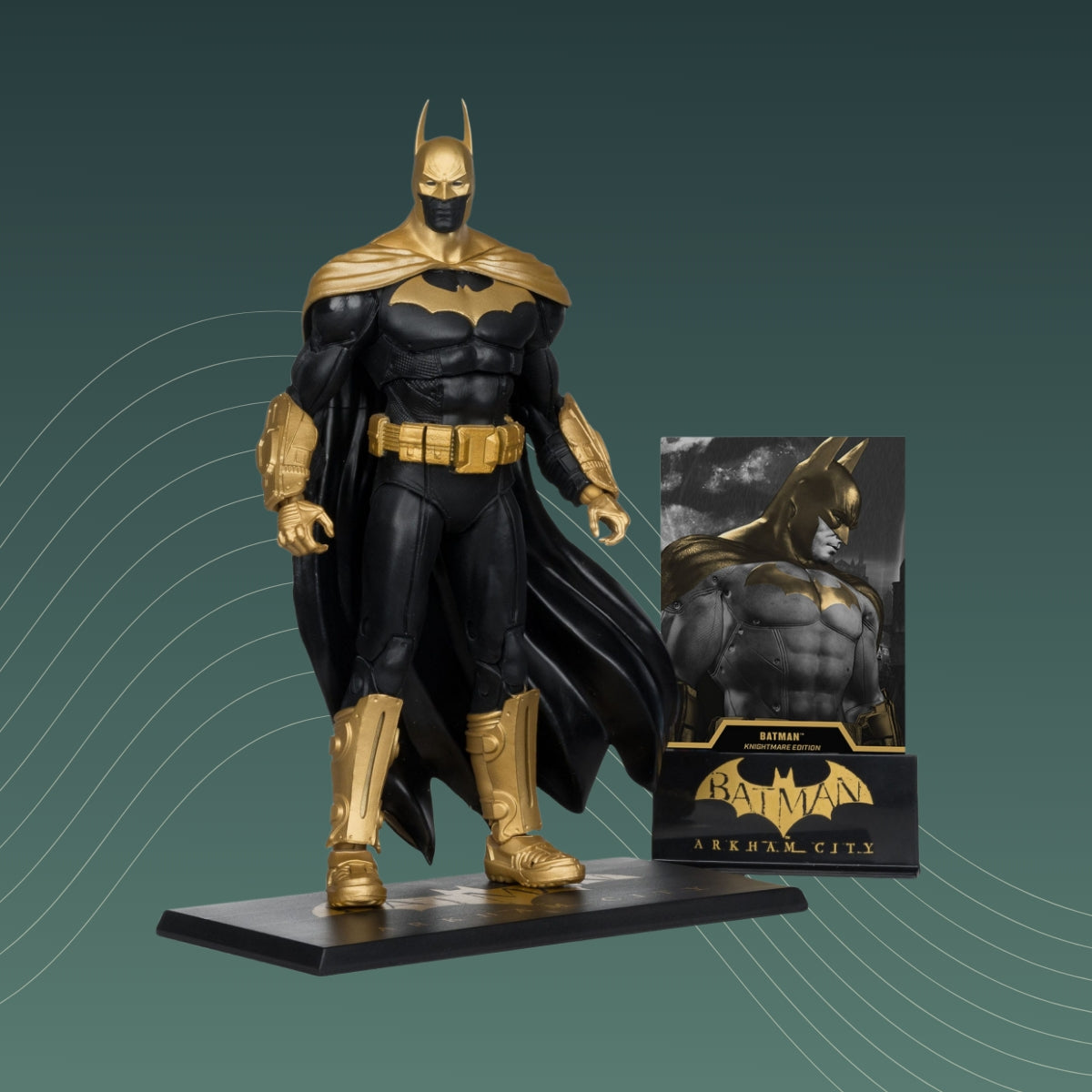 McFarlane_DC Multiverse Actionfigur Batman (ArkhamCity) Knightmare Edition (Gold Label) 19 cm_NEW
