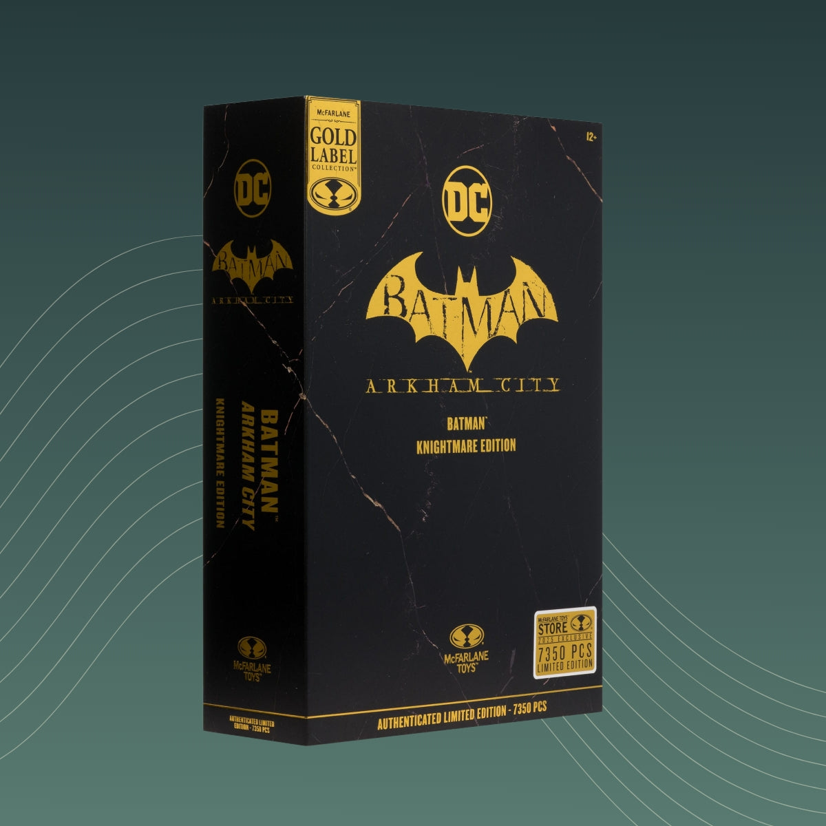 McFarlane_DC Multiverse Actionfigur Batman (ArkhamCity) Knightmare Edition (Gold Label) 19 cm_NEW_OVP_front