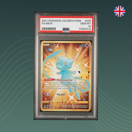 Mew (CEL 025) - Celebrations - Pokémon 2021 - PSA 10 GEM MINT - Englisch