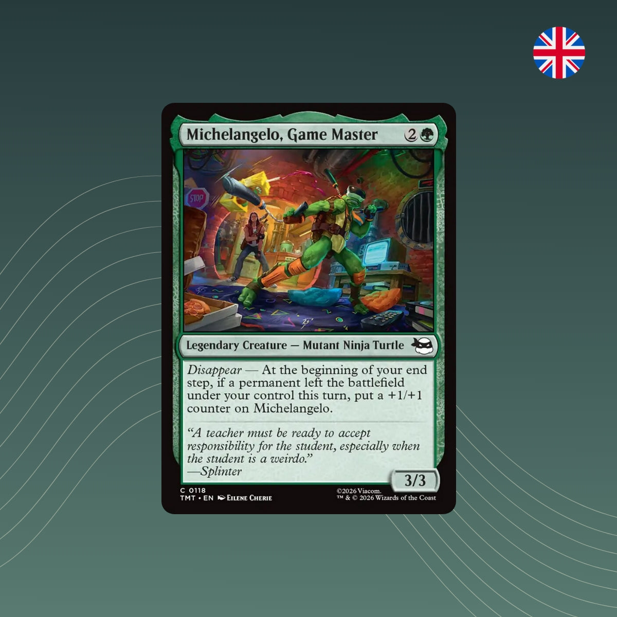 MTG - Michelangelo's Technique - #0118 - Teenage Mutant Ninja Turtles - Englisch