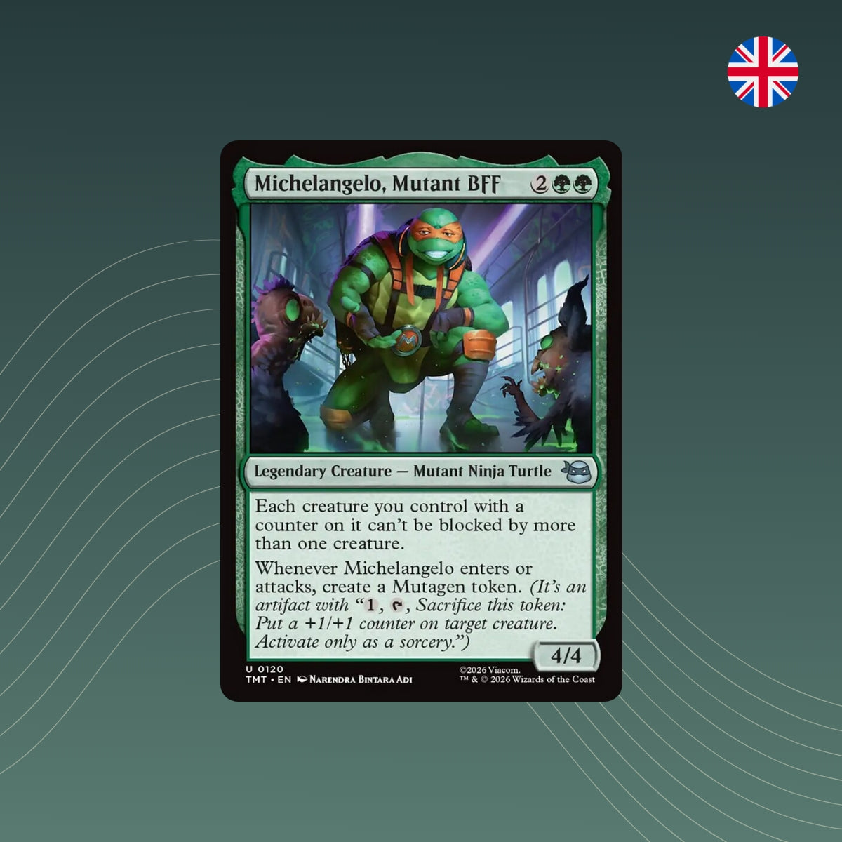 MTG - Michelangelo, Mutant BFF - #0120 - Teenage Mutant Ninja Turtles - Englisch
