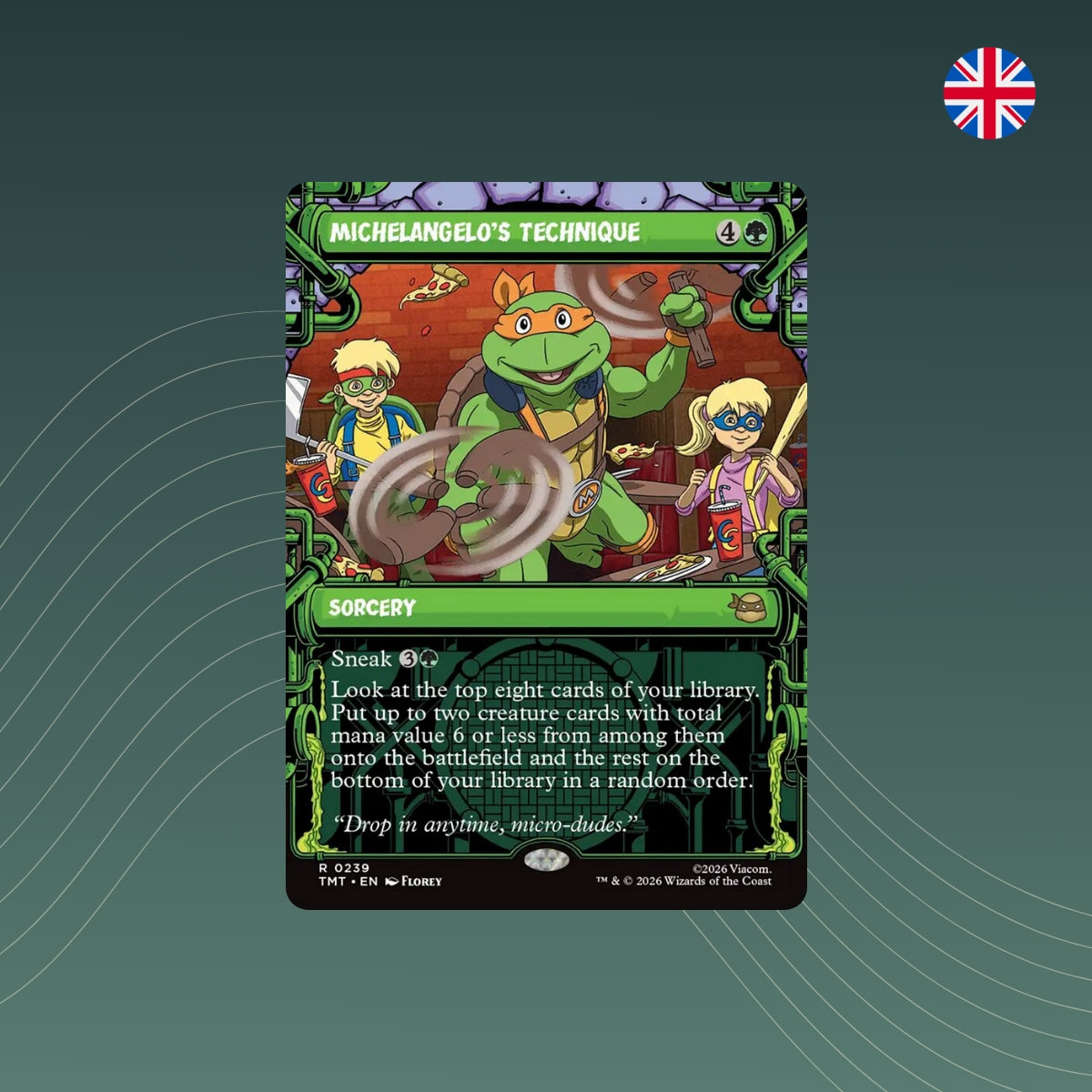 MTG - Michelangelo's Technique - #0239 - Teenage Mutant Ninja Turtles: Extras - Showcase - Englisch