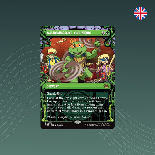MTG - Michelangelo's Technique - #0239 - Teenage Mutant Ninja Turtles: Extras - Showcase - Englisch