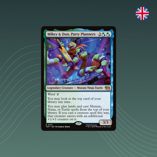 MTG - Mikey & Don, Party Planners - #0157 - Teenage Mutant Ninja Turtles - Englisch